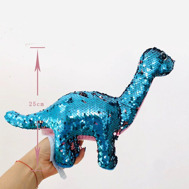 Sequin Dinosaur Color Changing Pillows Toy