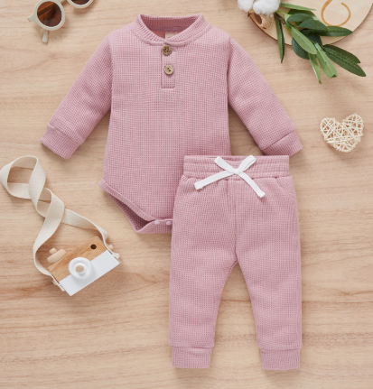 2Pcs Suit Toddler Long Sleeve Romper