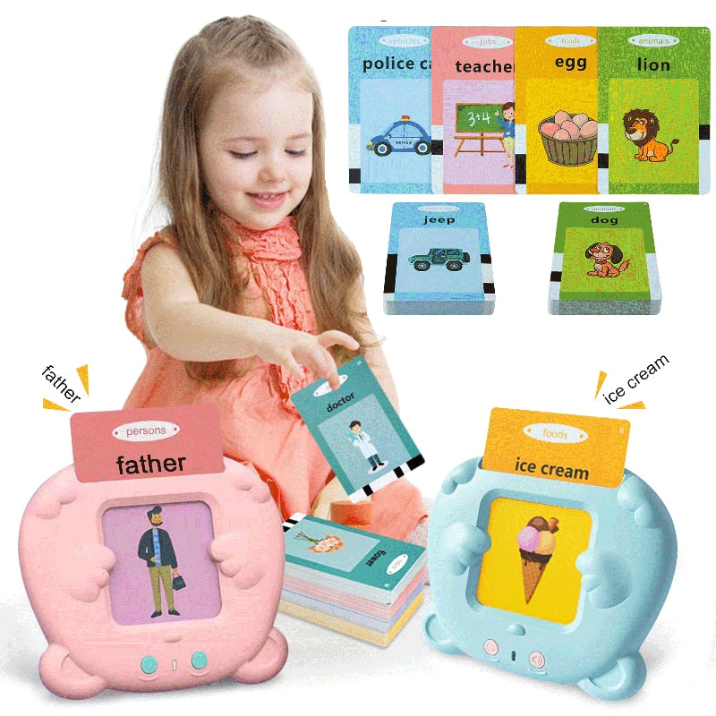 Educational Kids Learning English Toy 255-Card Set with 510 words