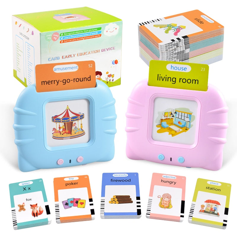 Educational Kids Learning English Toy 255-Card Set with 510 words