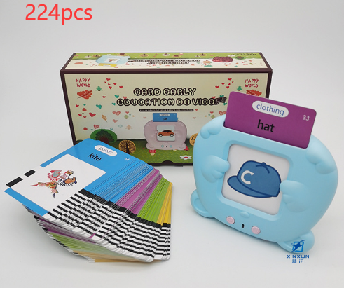 Educational Kids Learning English Toy 255-Card Set with 510 words